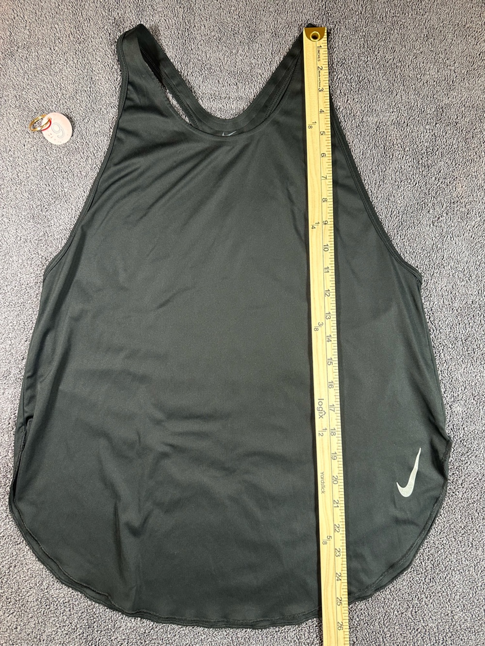 Nike Dri-FIT Women’s Medium Black Racerback Tank Top Running Workout Athletic